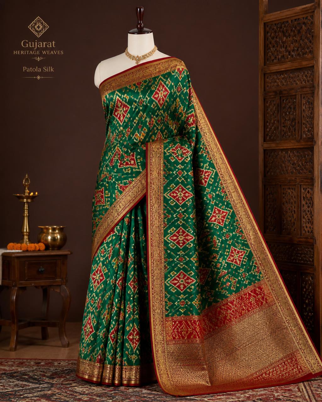 Mayilkan Emerald Kanjivaram